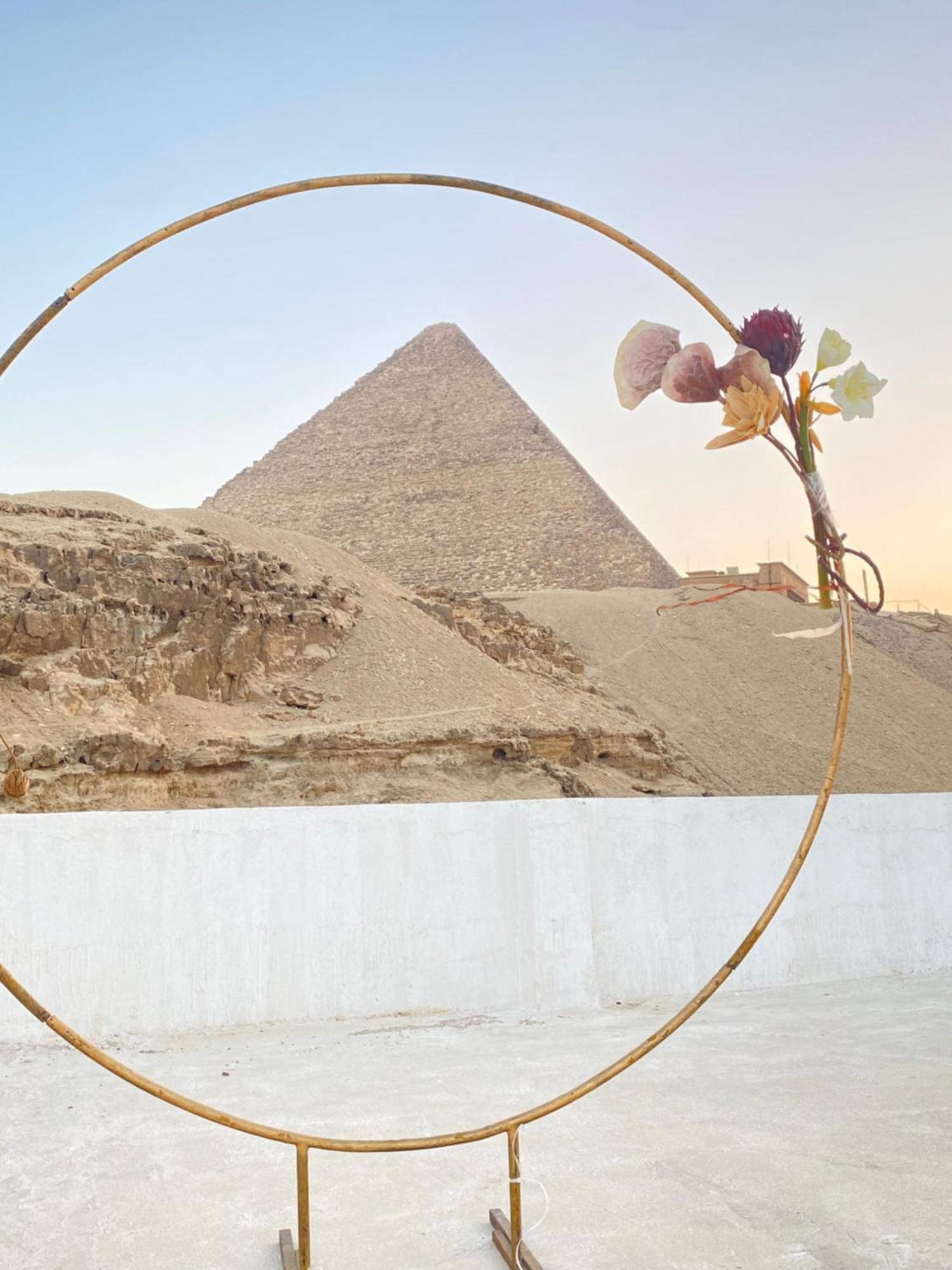 The Grand Pyramids View Hotel Kafrat al Jabal ภายนอก รูปภาพ