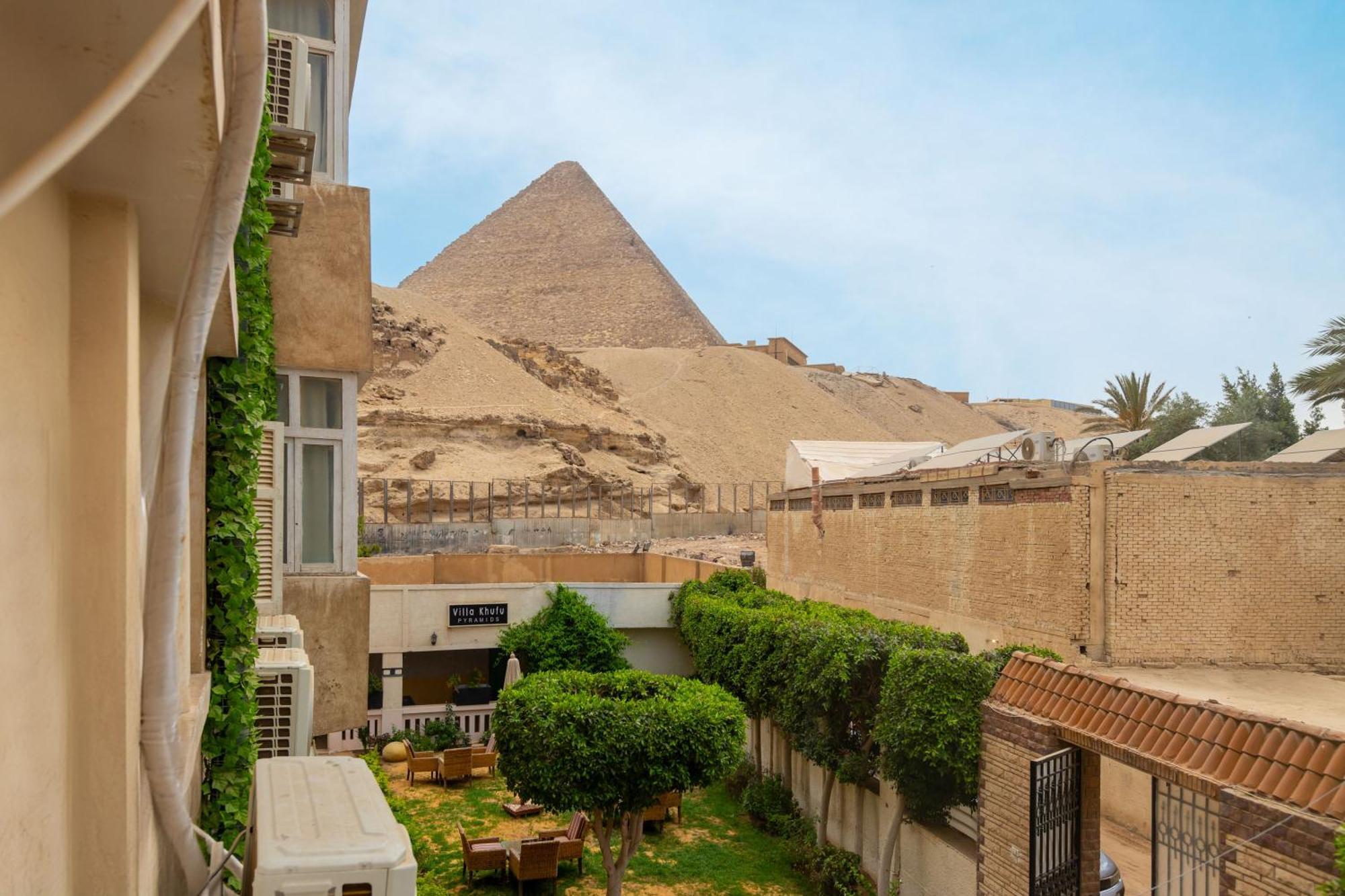 The Grand Pyramids View Hotel Kafrat al Jabal ภายนอก รูปภาพ