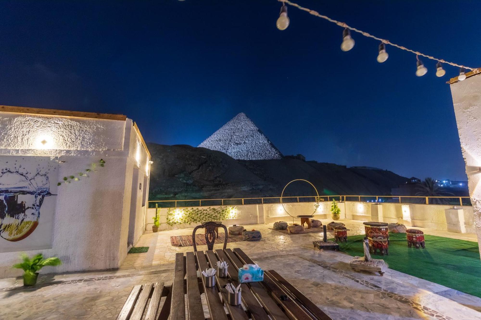 The Grand Pyramids View Hotel Kafrat al Jabal ภายนอก รูปภาพ